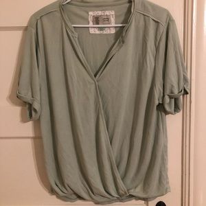 Anthropology mint lounge shirt size small